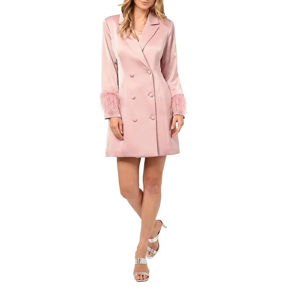 Bianca Feather Blazer Dress