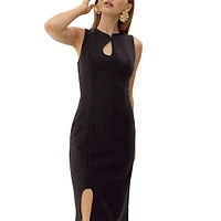 Kayla Wave-Cut Sheath Dress