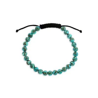Men's Turquoise Beaded Bracelet