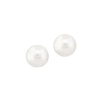 3-Piece Sterling Silver & 9MM Freshwater Pearl Stud Earring Set