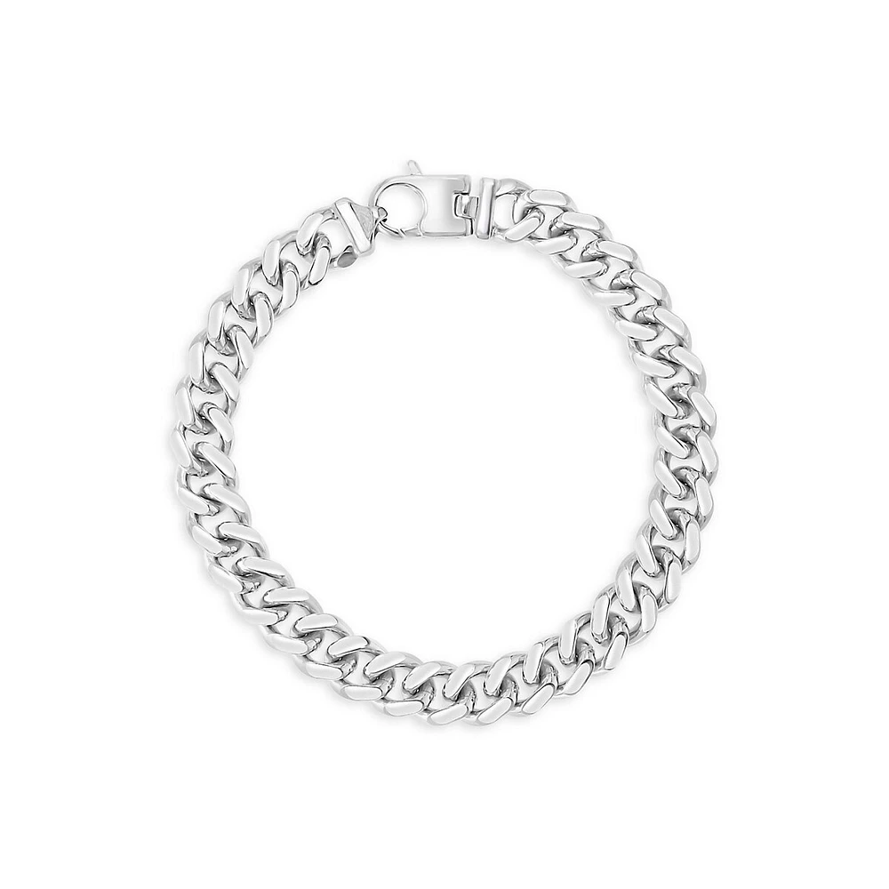 Bracelet à maillons de chaîne en argent sterling