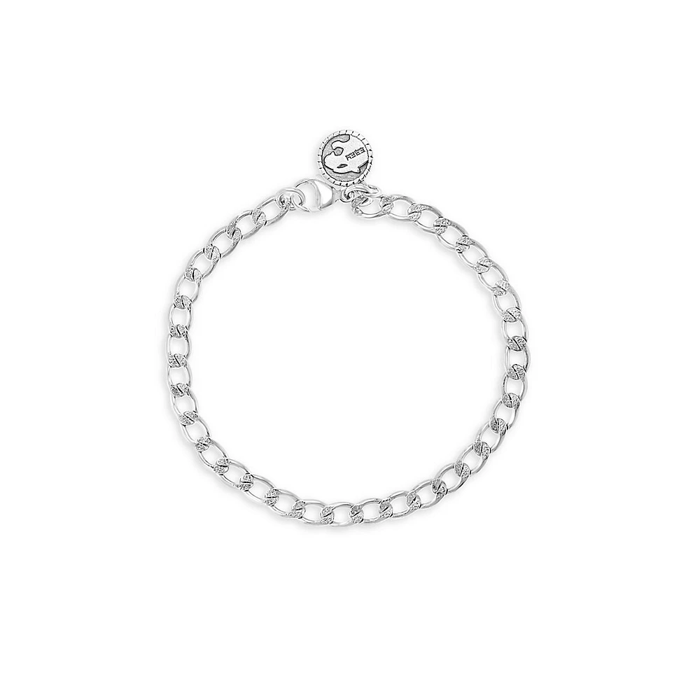 Bracelet à chaîne en argent sterling