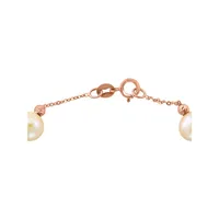 Pearls 14K Rose Gold Pink 7MM Freshwater Pearl Bracelet