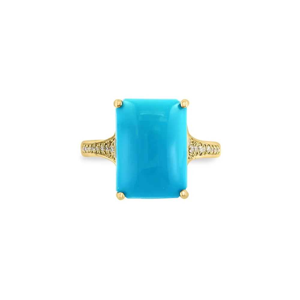 Turquesa 14K Yellow Gold