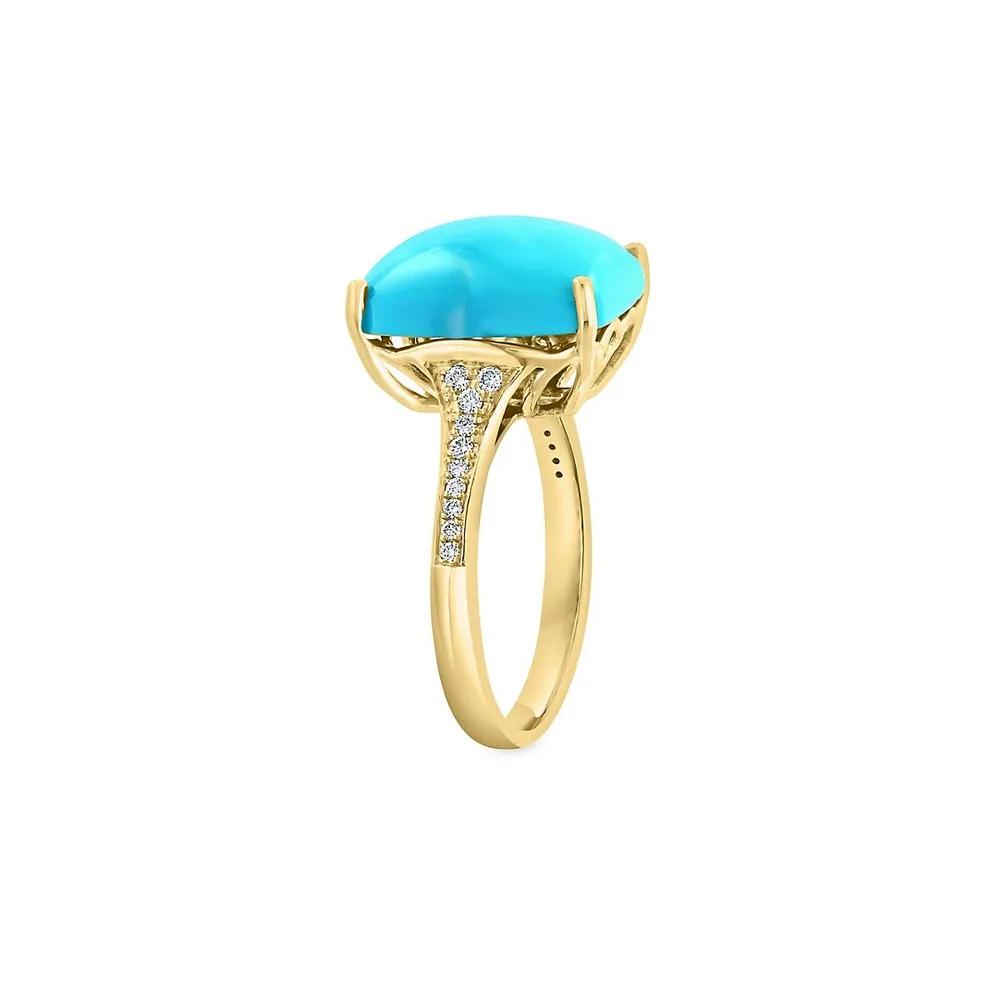 Turquesa 14K Yellow Gold