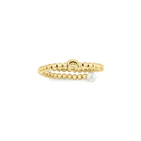 Pearls 14K Yellow Gold & 3MM Freshwater Pearl Ring