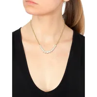 14K Yellow Gold & 4-6.5MM Freshwater Pearl Necklace