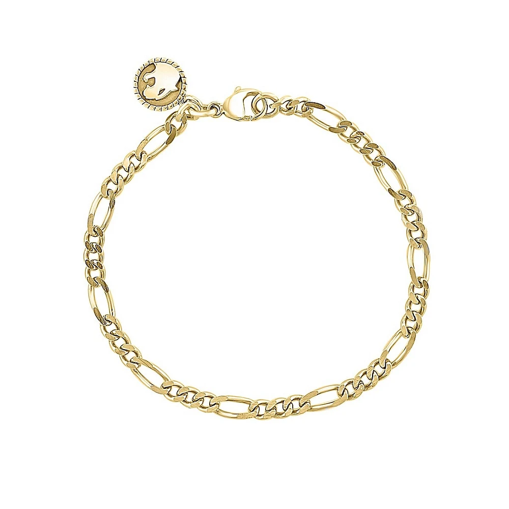 Men's Goldplated Sterling Silver Bracelet