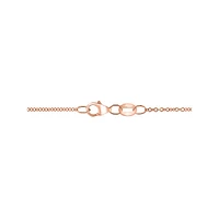 Rose Gold Over Sterling Silver & 0.1 CT. T.W. Diamond Butterfly Pendant Necklace