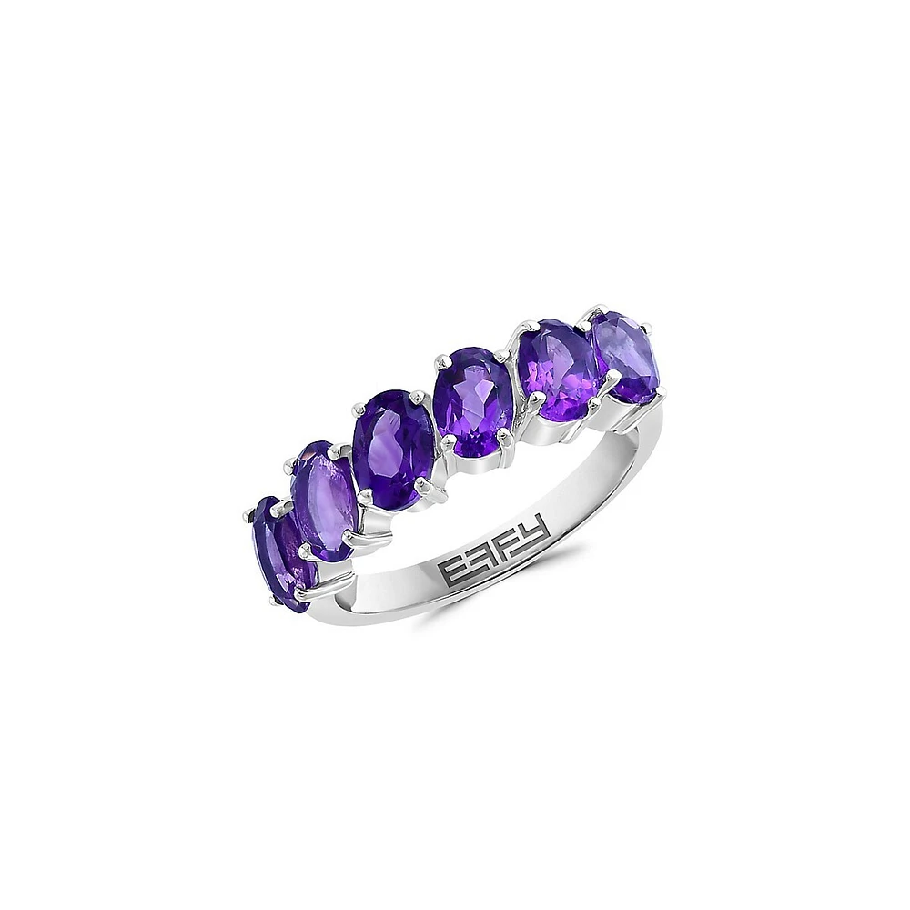 Sterling Silver & Amethyst Ring