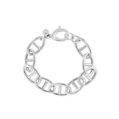 Sterling Silver Mariner Chain Bracelet