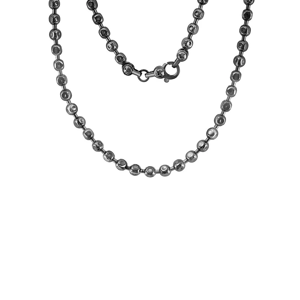 Sterling Silver Bead Necklace