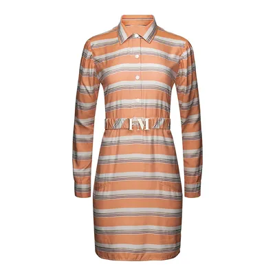 Striped Blouse Dress