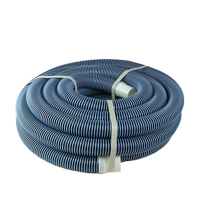 35' X 1.5" Blue Spiral Wound Swimming Pool Vacuum Hose