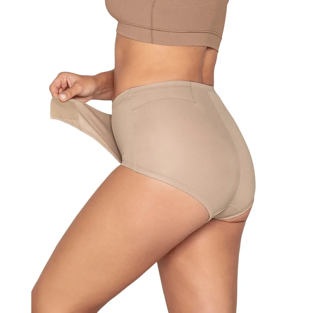 Firm Compression Postpartum Panty with Adjustable Belly Wrap