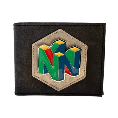 Nintendo 64 Logo Faux Leather Bifold Wallet