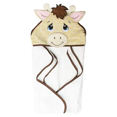 Kid's Giraffe Hooded Cotton Towel