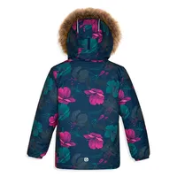 Little Girl's 6-Piece Floral Printed Snow Suit