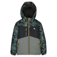 Little Boy's 5-Piece Colourblock-Print Snowsuit Set