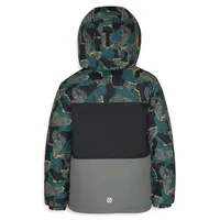 Little Boy's 5-Piece Colourblock-Print Snowsuit Set