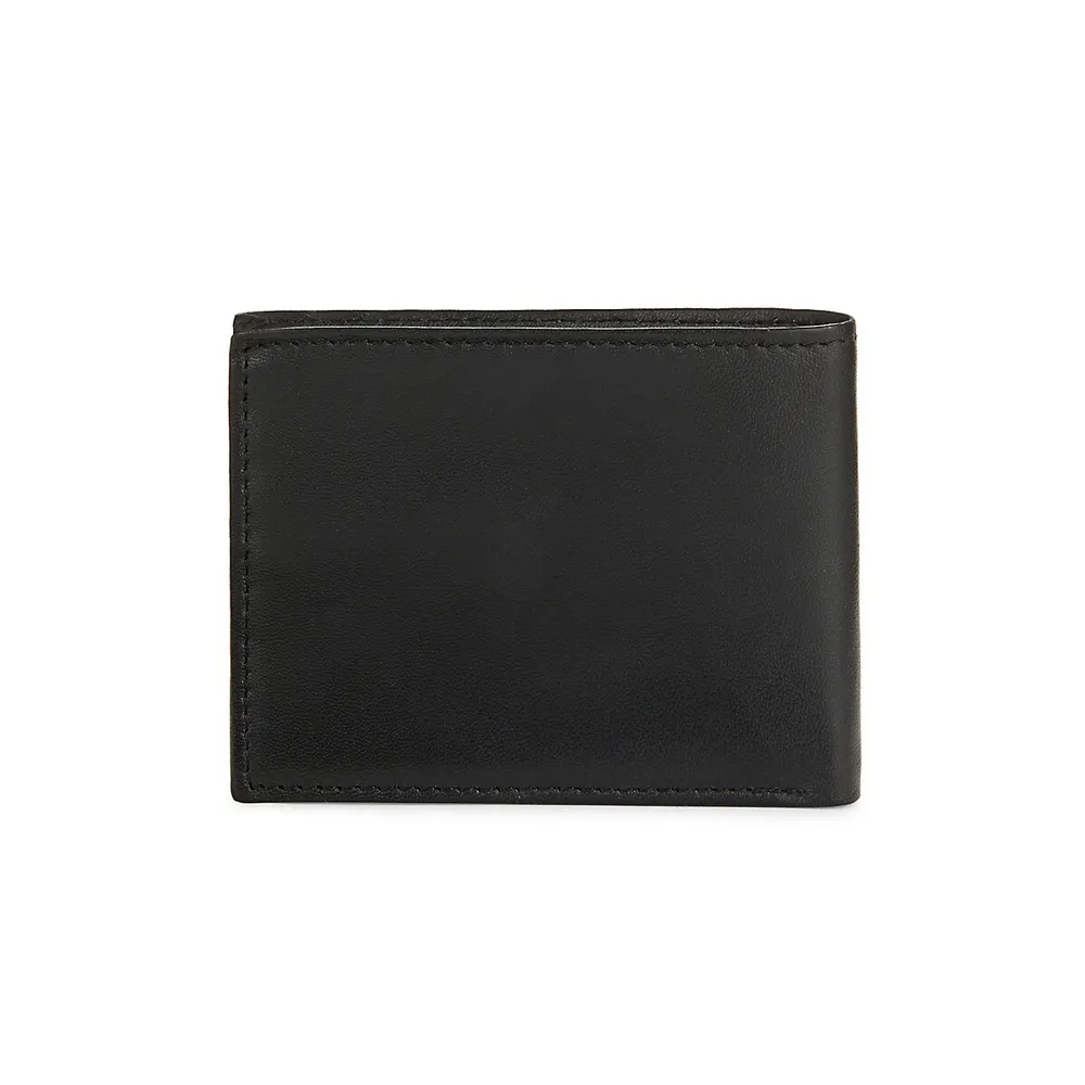Glove Bifold Leather Wallet With Key Fob
