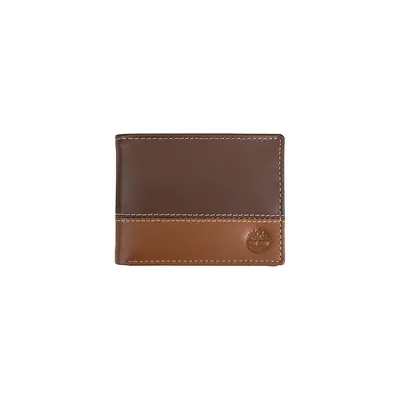 Hunter 2-Tone Commuter Leather Wallet
