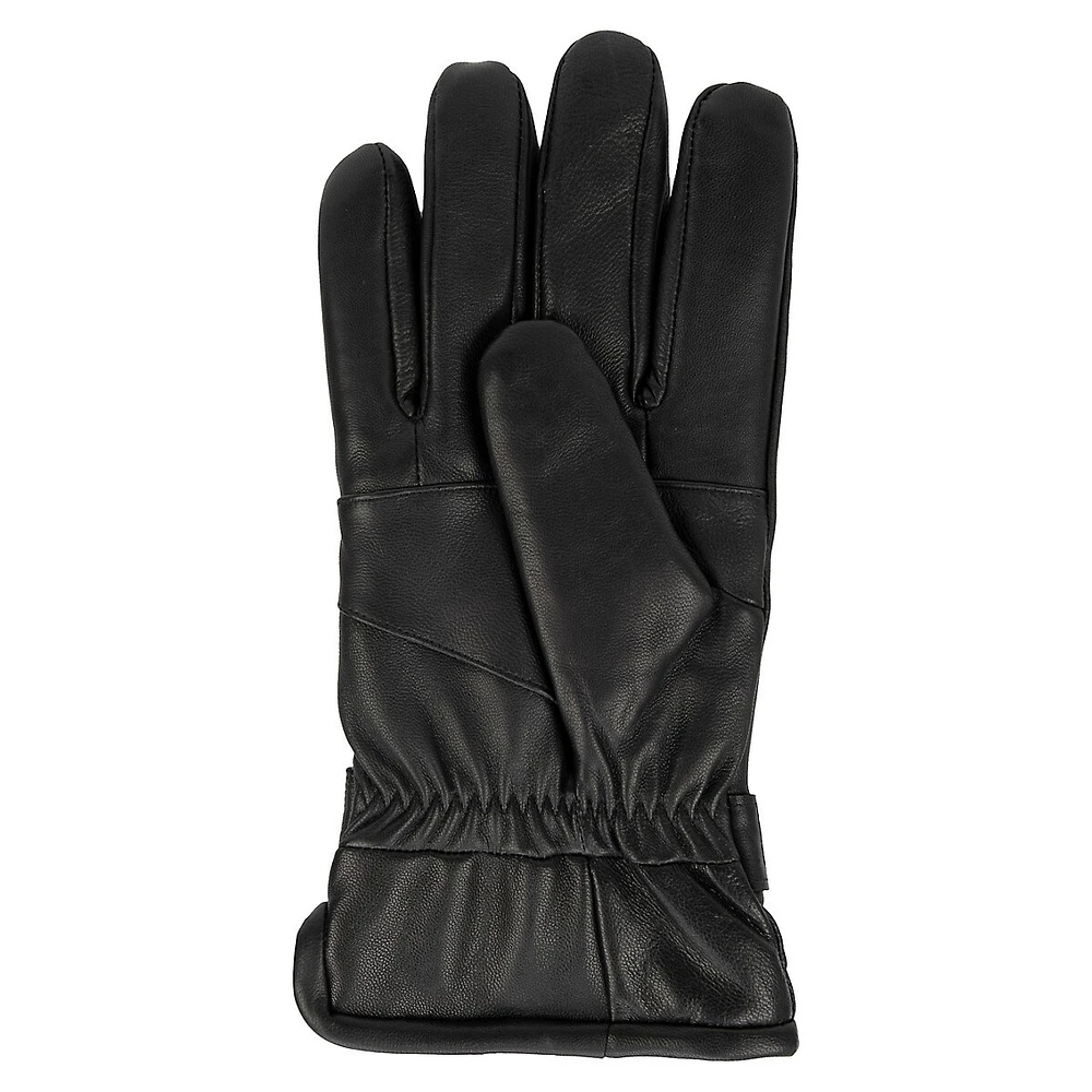 Gants à bouton-pression trois points pour homme