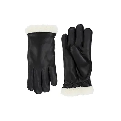 Men's Faux Micro Fur Cuff Gloves