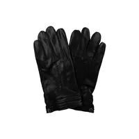 Men's Quilted Cuff Snap Button Gloves