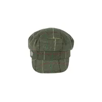 Plaid Flat Cap