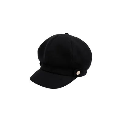 Double Button Newsboy Cap