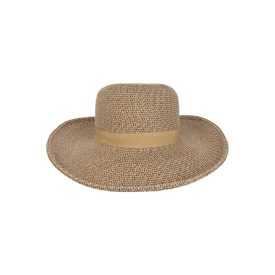 Chapeau souple ouvert à l'arrière avec nœud et facteur de protection contre les rayons UV de 50+