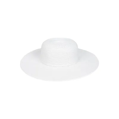 Chapeau souple classique en paille avec facteur de protection contre les rayons UV 50