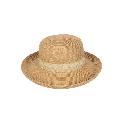 Chapeau aux couleurs contrastées avec facteur de protection contre les rayons UV de 50