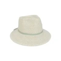 Chapeau classique à bord en paille retombant avec facteur de protection contre les rayons UV 50+