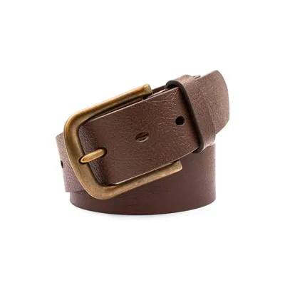 Milled Leather Belt