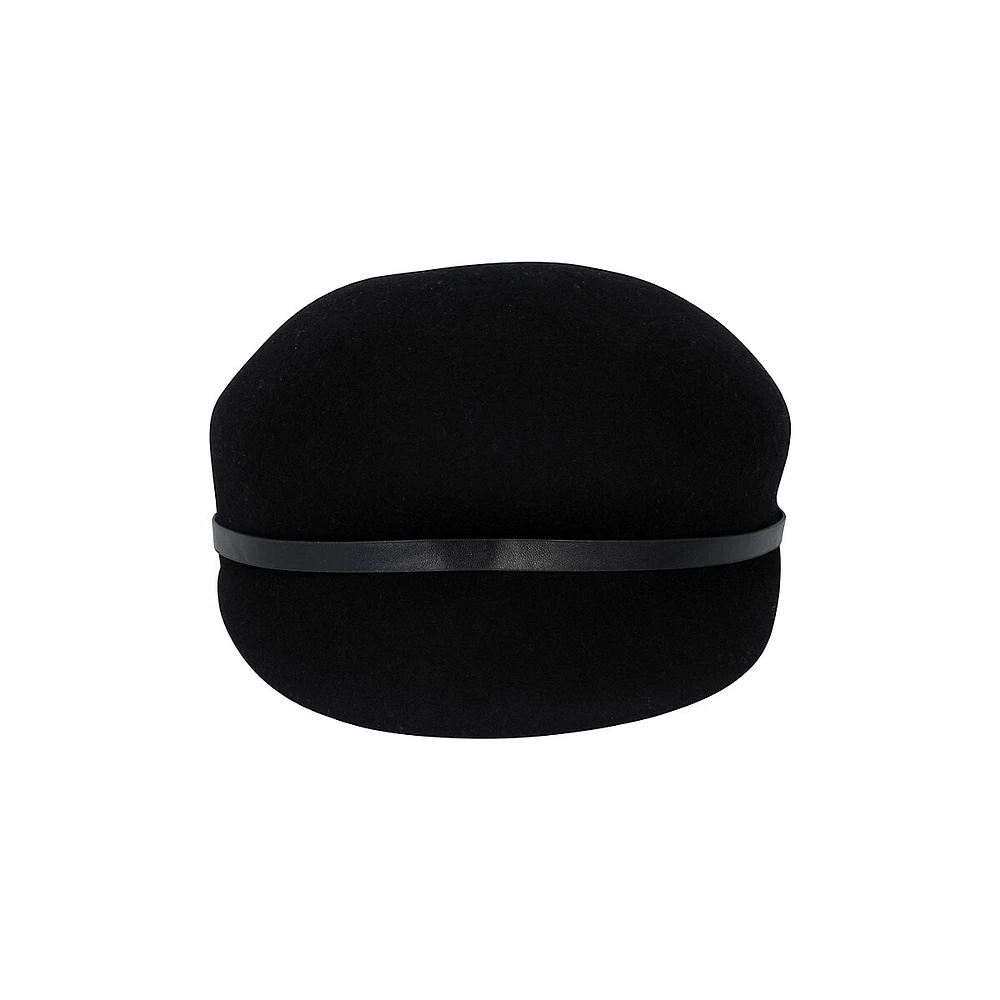 Wool Felt Newsboy Cap