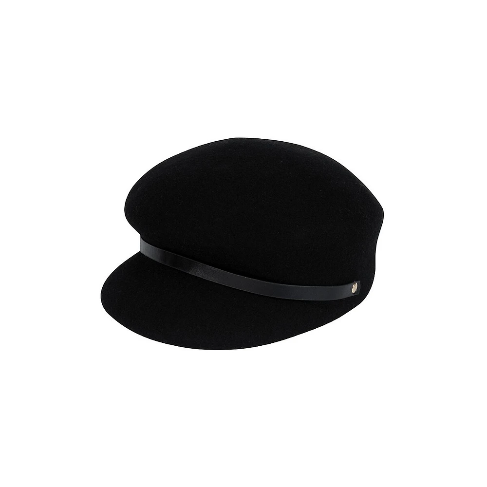 Wool Felt Newsboy Cap