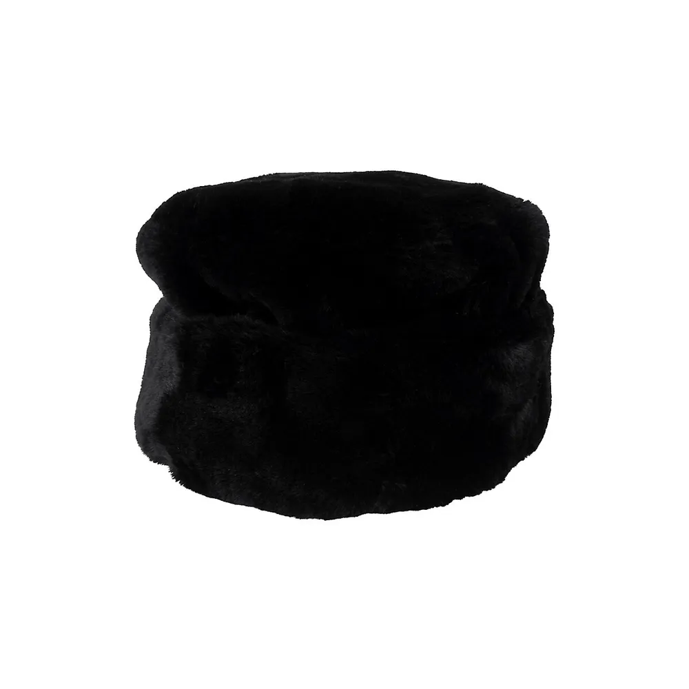 Faux Fur Cuffed Hat