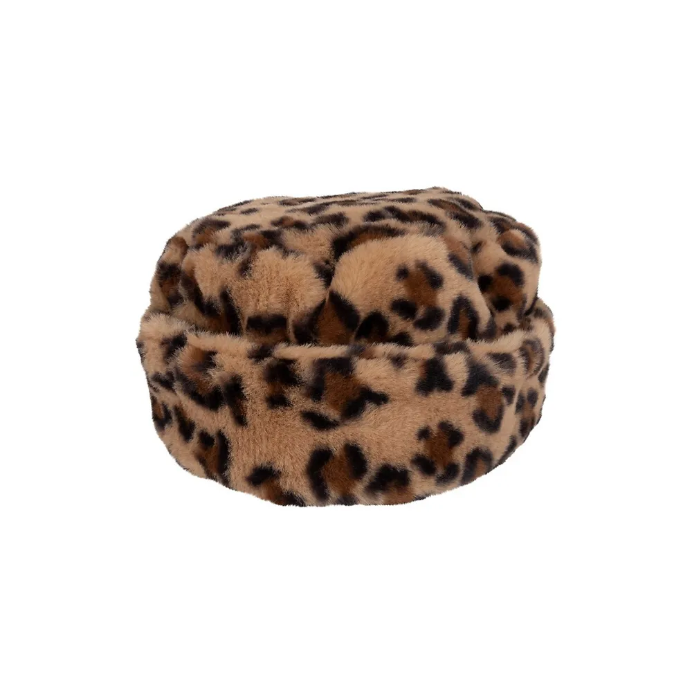 Leopard Faux Fur Cuff