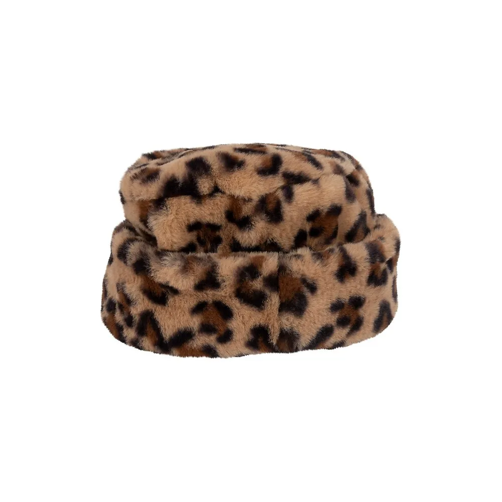 Leopard Faux Fur Cuff