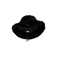 Chapeau cloche en similifourrure