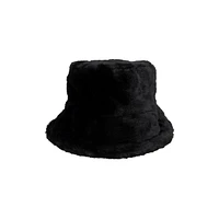 Chapeau cloche en similifourrure