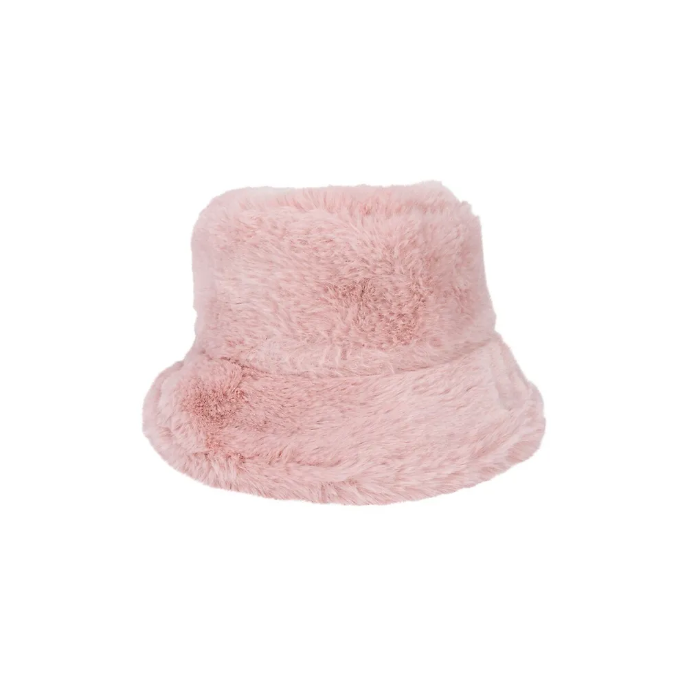 Faux Fur Cloche Hat