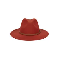 Western-Style Belted Panama Hat