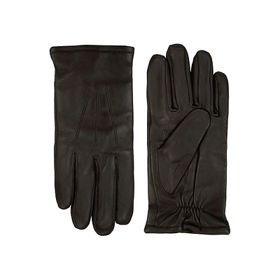 Men's Classic 3-Point Leather Gloves