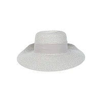 Multi Straw Flip-Up Floppy Hat