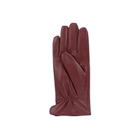 Women's Smooth-Front Leather Gloves