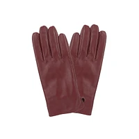 Women's Smooth-Front Leather Gloves