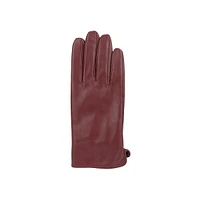 Women's Smooth-Front Leather Gloves